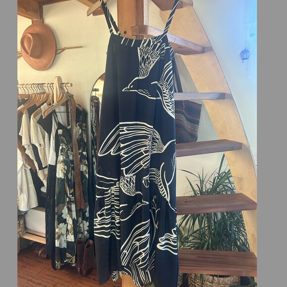 Vanessa Virginia Bird Maxi from Anthropologie Size 2 petite - Picture 2 of 3